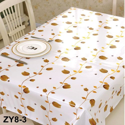 factory wholesale custom export high quality pvc three stickers tablecloth pvc partial transfer tablecloth tablecloth