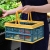 K10-2555 Picnic Basket Supermarket Snack Shopping Basket Folding Basket Portable Portable Home Plastic Basket