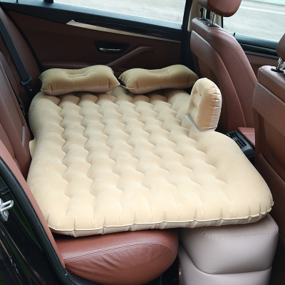 New Direct Sales Outdoor Traveler Car Dual-Use Vehicle-Mounted Inflatable Bed Wave Pattern Car Mattress 138 * 90cm