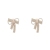 Dongdaemong Earrings in South Korea Simple female temperament with micro-zircon bow Daily use patterns