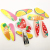 Korean Style Sweet Fruit Printed BB Hairpin Baby Fringe Hairpin Child Student Cute Candy Color a Pair of Hairclips Headdress