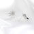 925 Silver Needle Elegant Artificial Zircon Stud Earrings Japanese Korean Simple Wax Inlaid XINGX Eardrops Silver Accessories Factory Direct Sales