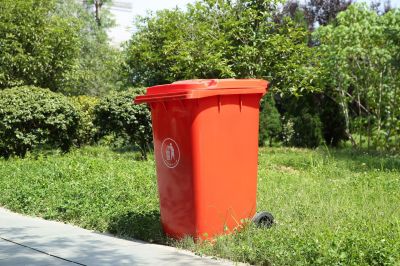 Outdoor dustbin extra thick 240L classified plastic dustbin residential street park sanitation dustbin