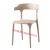 Modern Simple Plastic Corner chair dining Plastic Back Chair Nordic Style Coffee Chair