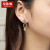 Manhuini Fashion Crystal Earrings Korean Style Simple Graceful Short Earrings Ear Rings Eq5549
