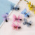DIY accessories Double layer yarn butterfly 3D Tulle butterfly weighed on European, American, Japanese and Korean emerald