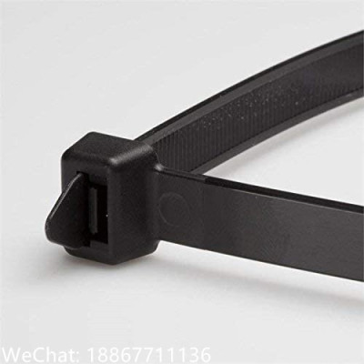 Heavy duty cable zipper strap durable strong nylon strap 175 lb tensile strength black 18 Inch