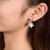 Manshini 925 Silver Needle Ice Flower Earring Thread Women's Korean-Style Sweet Simple Graceful Tassel Snowflake Earrings Long Earrings