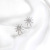 925 Silver Needle Elegant Artificial Zircon Stud Earrings Japanese Korean Simple Wax Inlaid XINGX Eardrops Silver Accessories Factory Direct Sales