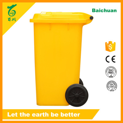 The manufacturer Wholesale 120L extra thick outdoor trash bin domestic plastic bucket square
