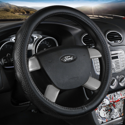 Premium Cowhide Steering wheel Cover