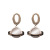 Titanium Steel Earrings French Baroque Exquisite High Sense Elegant Ear Studs Earrings Simple Female Earrings Factory Direct Sales