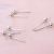S925 Sterling Silver Ear Sticks Wearable While Sleeping Stud Earrings for Women Ear-Caring Ear Stick All-Match Otica Small Ear Studs Invisible Men