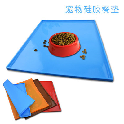 Silicone Pet Placemats are as, splash proof, leak proof, non-slip food for dogs and cats