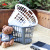 Factory Direct Sales Plastic Laundry Basket Half Oval Plastic Laundry Basket Hollow Sundries Basket Wholesale