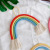 INS Decoration Ins Style Home Children's Room Decoration Pendant Hand-Woven Rainbow Hanging Decoration and Wall Decoration Hanging Ornaments 4 Pieces