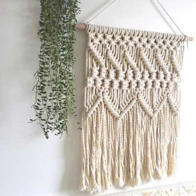 Hand-Woven Tapestry Cotton Living Room Bedroom Wall Hangings Nordic Style Wall Hanging Macrame Wholesale