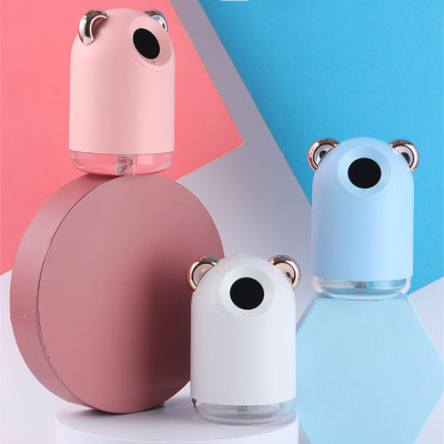 Zhongfu new adorable pet air humidifier mini Cute Bear household mute hydrator with display