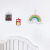 INS Decoration Ins Style Home Children's Room Decoration Pendant Hand-Woven Cloud Rainbow Hanging Decoration and Wall Decoration Pendant
