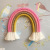 INS Decoration Ins Style Home Children's Room Decoration Pendant Hand-Woven Rainbow Hanging Decoration and Wall Decoration Hanging Ornaments 7 Pieces