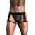 Underwear men see-through cool lacing sexy through boxer shorts Cross border black hollow out U sex Underwear
