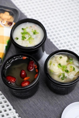 Z40-ZD-701 Japanese-Style Seal Soup Cup Microwaveable Bubble Porridge Cup Soup Cans Portable Bento Box Fruit gan guo he