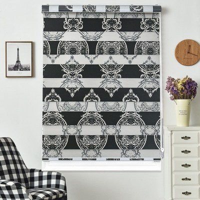 European jacquard shade Venetian blinds Shade waterproof bathroom kitchen household curtains