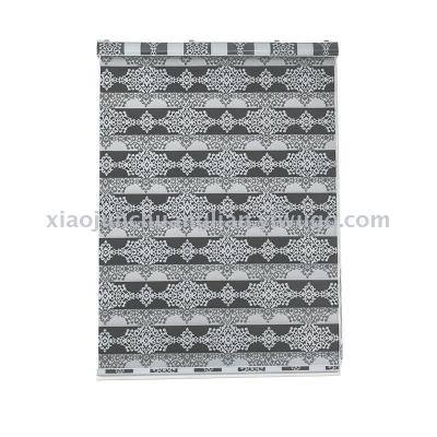 Modern simple soft gauze shade office kitchen bathroom curtain double jacquard roll curtain curtain