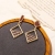 S925 silver needle asymmetric Plover stud Warm forest Earrings Retro autumn and winter Crystal Manufacturers Direct