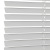 Bead Chain Manual Aluminum Louver office living room shade or pull Bead shutter blinds