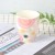 Cup Personality Ins Ceramic Mug Tea Cup Office Cup Pink Girl Valentine's Day Frosted Creative Ceramic
