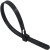8 x200mm cable tie with black wrapped nylon zipper cable neatly bag can be reused in black and white