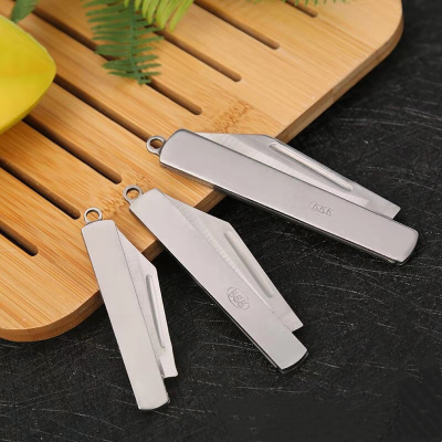 Mini Foldable and Portable Fruit Knife Melon, Fruit and Vegetable Peeler Knife 2 Yuan Shop Hot Folding Knife