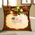 Christmas 2020 New Peach Leather Pillowcase Wholesale Printed square cover home cushion Cover