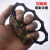 Summoner Tiger Finger Boxing Gloves Four Brass Knuckle Self-Defense Weapon Hand Chapelet Finger Ring Defense Fighting Supplies Hand Buckle Finger Holder