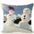 Christmas 2020 New cotton and linen pillow Cases Wholesale Cartoon Printing Square pillow Cases household covers