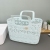 X10-850 Large Soft Plastic Shatter-Resistant Household Laundry Basket Toy Storage Bucket Storage Basket Children's Hand Basket