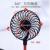 Three generations of colorful lights South Korea Hanging neck A lazy fan Hanging neck a portable mini Fan Portable Charging
