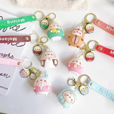 Pendant Accessories and lovely Web celebrity: Cute Rabbit key chain PVC bag