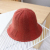 Children's hat Female autumn winter fisherman hat versatile pure wool suede child basin hat sun hat