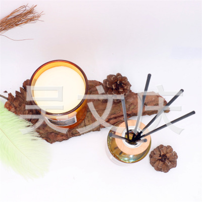 100ML aromatherapy set large 200G candle fragrance customized hand gift the rattan administration study indoor perfume