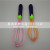 Silicone manual whisk cream stirrer Various handle silicone wire diameter and face stirrer