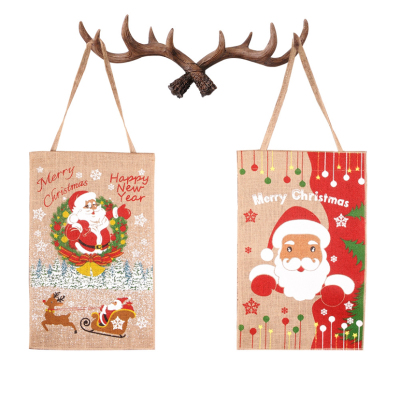 Merry Christmas Garden Banner Happy New Year Flag