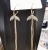 New Qiu Dong is Web celebrity Full get Fishtail long Tassel earring Korea temperament wears fishtail earring more