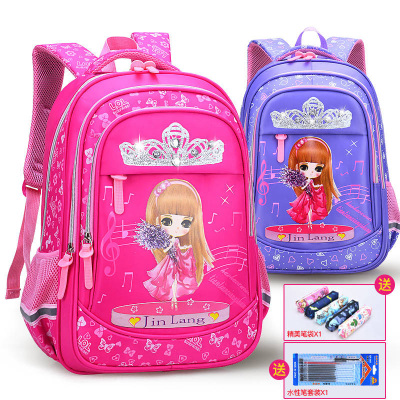 Grade Backpack Backpack Girl Boys and Girls Kindergarten Backpack Men's and Women's Travel 2218