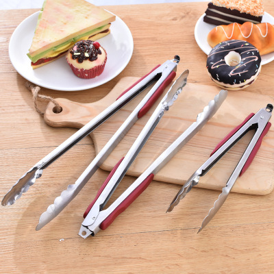 Barbecue Clip Bread Clip Barbecue Clip Food Stainless Steel Thickened Kitchen Fish Three-Line Towel Buffet