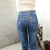 High-waisted Skinny stretch Jeans Q8846