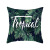 Nordic Wind tropical plant linen pillow Cases household fabric sofa car cushion cover Wholesale custom