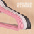 Nordic style plastic daily clothing pink thanks hanger factory wholesale