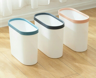 J52-2308 Modern Nordic Style Household Trash Can Toilet Bedroom Creative Large Drawer Tube Coverless Trash Basket
